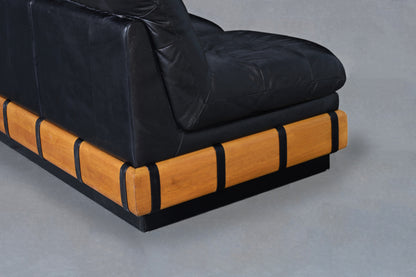 Vintage 3-Piece Modular Seating Group with Coffee Table by Haralson–Seidel