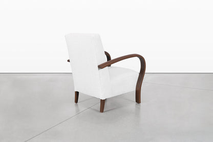 Vintage Art Deco Lounge Chairs Attributed to Jindrich Halabala