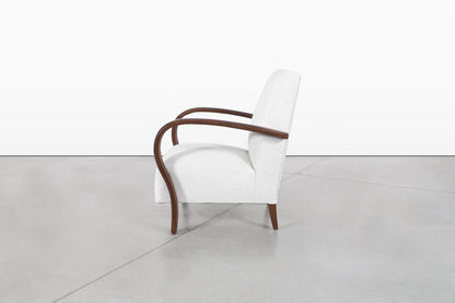 Vintage Art Deco Lounge Chairs Attributed to Jindrich Halabala