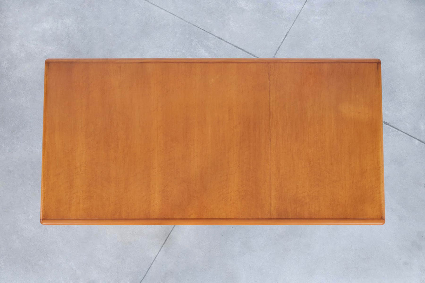 Vintage Bird’s Eye Maple “Waterfall” Executive Desk