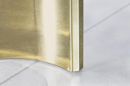 Vintage Brass "Trilobi" Pedestal Dining Table by Mastercraft
