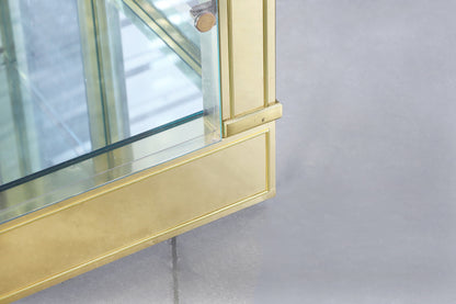 Vintage Brass Vitrine / Display Cabinet by Mastercraft