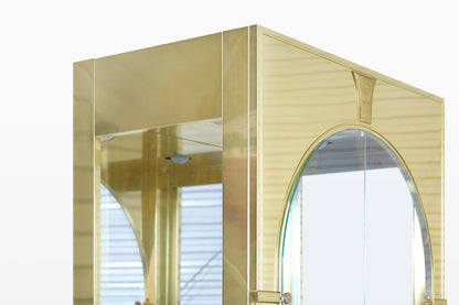Vintage Brass Vitrine / Display Cabinet by Mastercraft