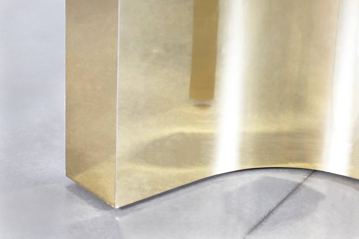 Vintage Brass and Glass Coffee Table