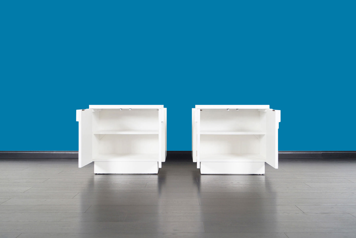 Mid-Century Brutalist Mosaic Nightstands by Lane Furniture