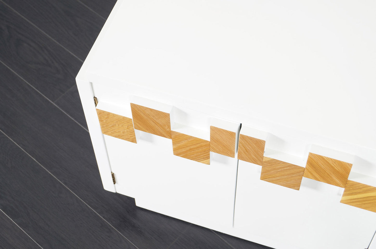 Mid-Century Brutalist Mosaic Nightstands by Lane Furniture