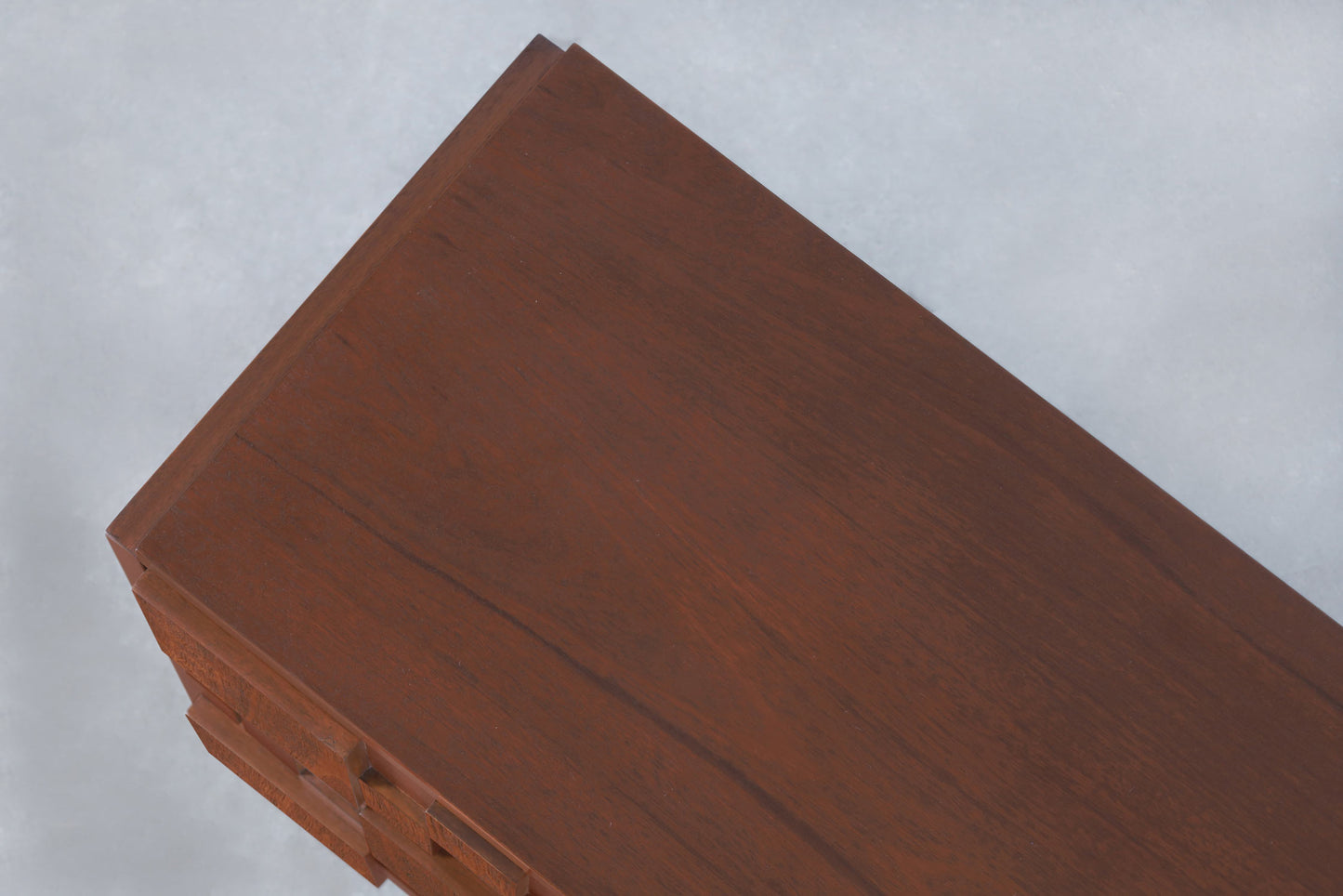 Vintage Brutalist “Staccato” Walnut Dresser by Lane