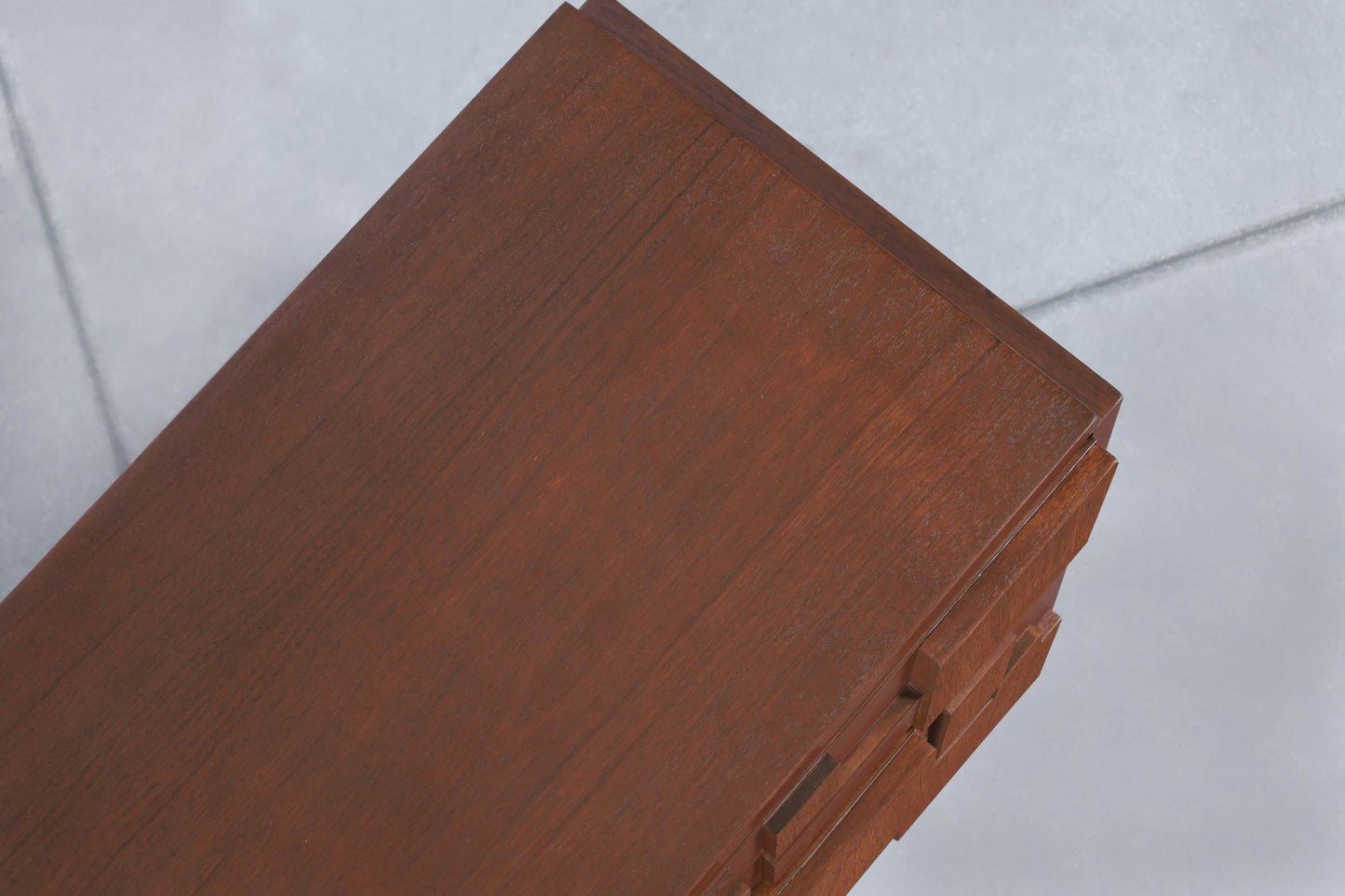 Vintage Brutalist “Staccato” Walnut Dresser by Lane