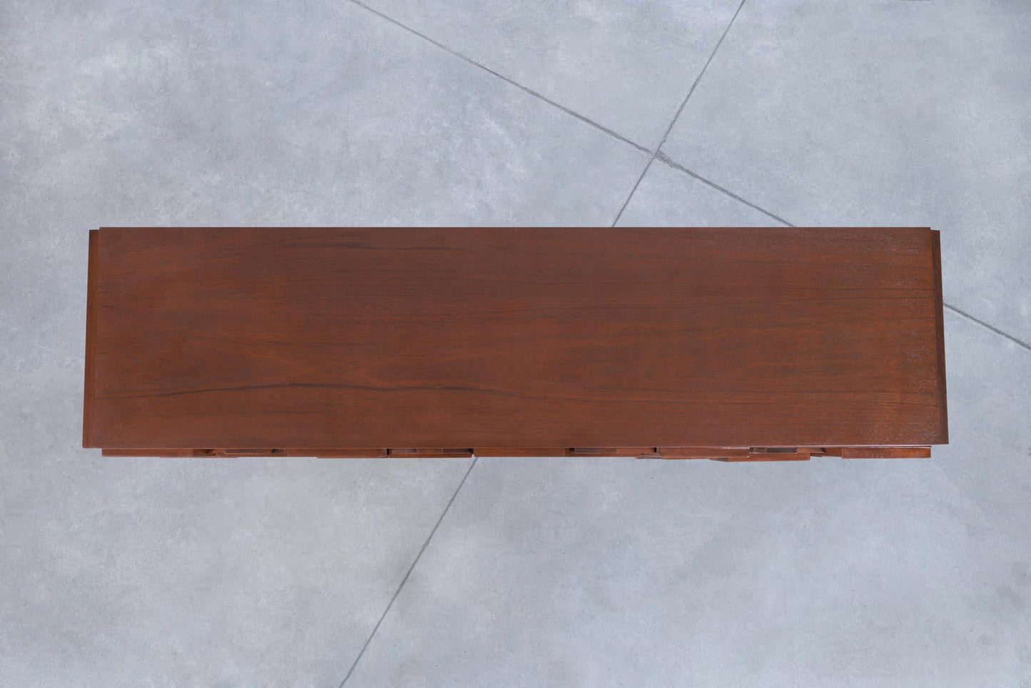 Vintage Brutalist “Staccato” Walnut Dresser by Lane