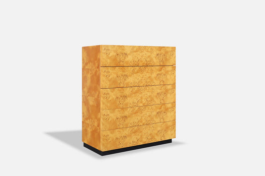 Vintage Burl Wood Chest of Drawers by Arthur Umanoff for Dillingham