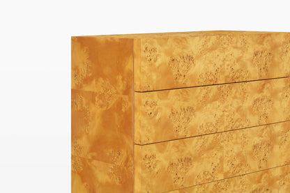 Vintage Burl Wood Chest of Drawers by Arthur Umanoff for Dillingham
