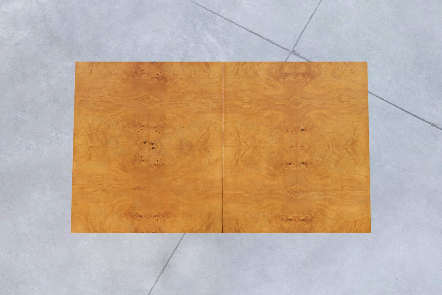 Vintage Burl Wood Dining Table by Milo Baughman for Thayer Coggin