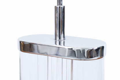 Vintage Chrome and Lucite Table Lamp