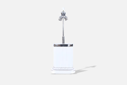 Vintage Chrome and Lucite Table Lamp