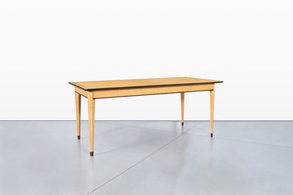 Vintage Custom-Made Birch Desk