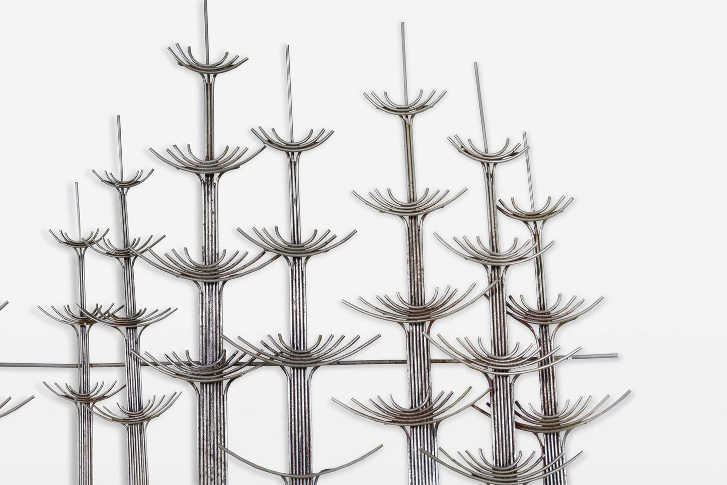 Vintage “Forest” Metal Wall Sculpture by Curtis Jere