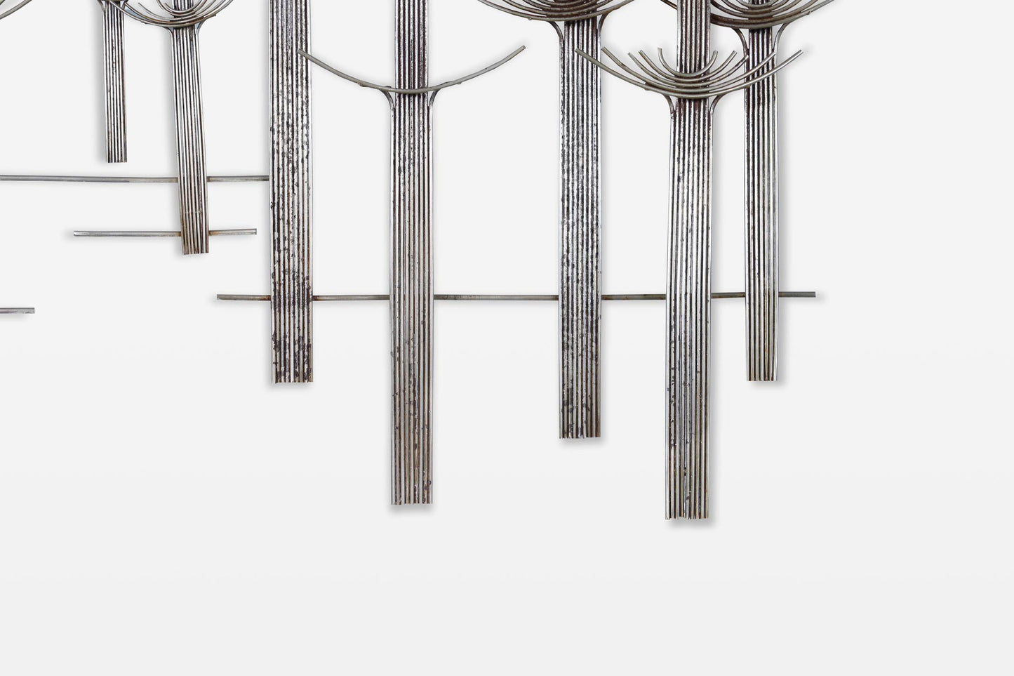 Vintage “Forest” Metal Wall Sculpture by Curtis Jere