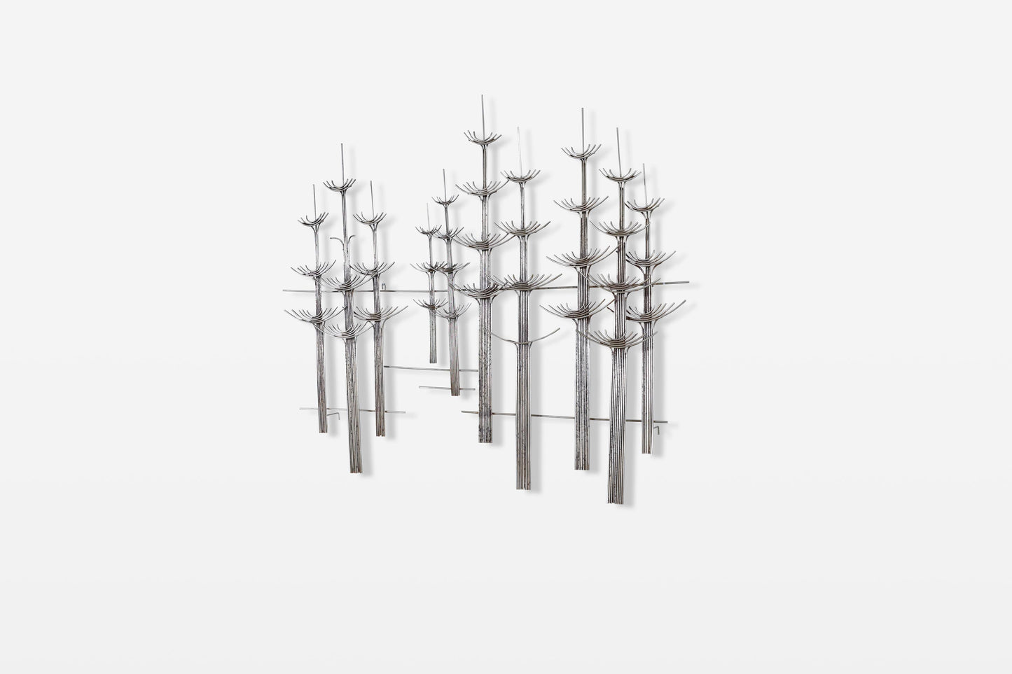 Vintage “Forest” Metal Wall Sculpture by Curtis Jere