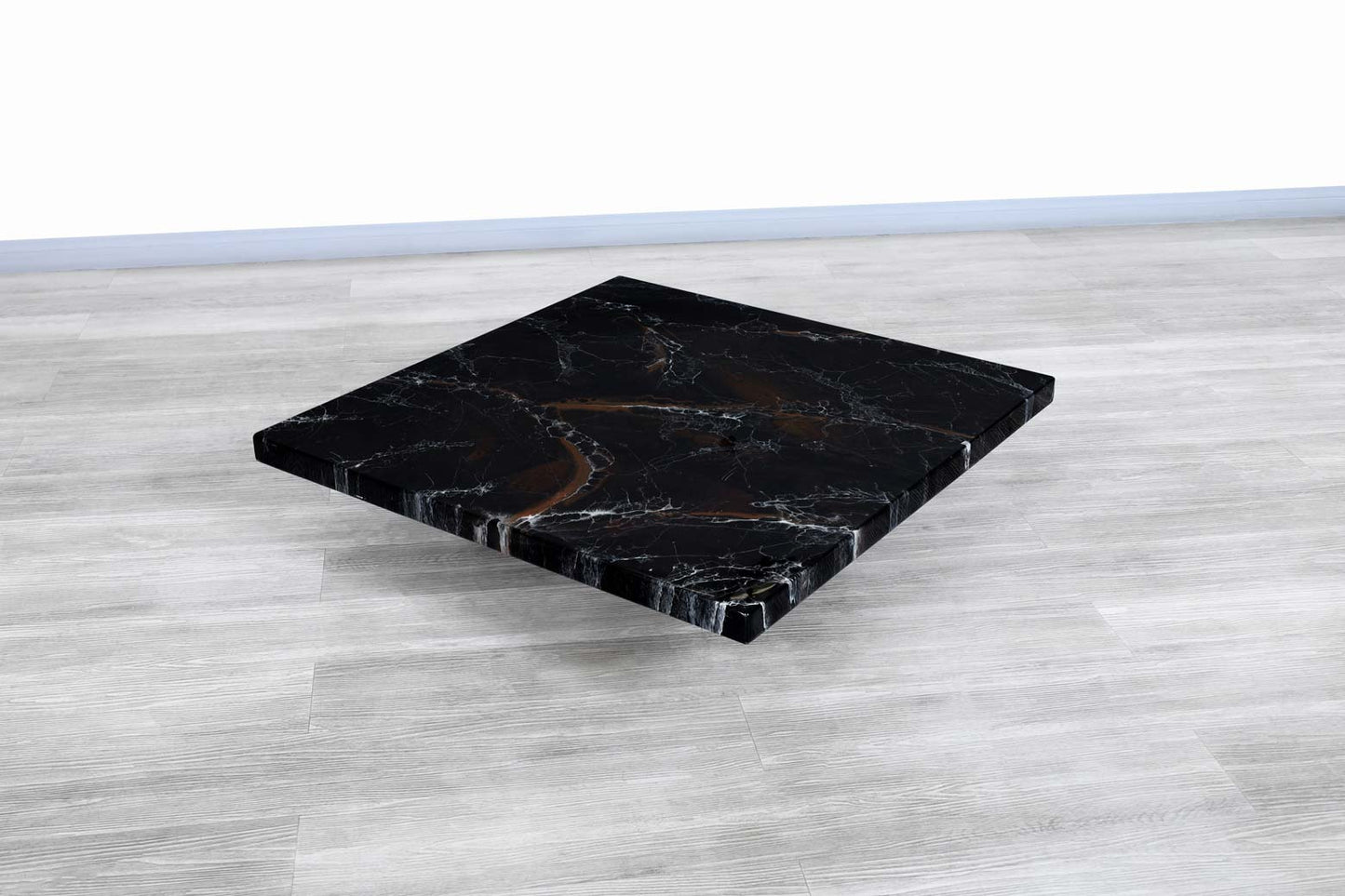 Italian Modernist Faux Marble Cocktail Table by Willy Rizzo