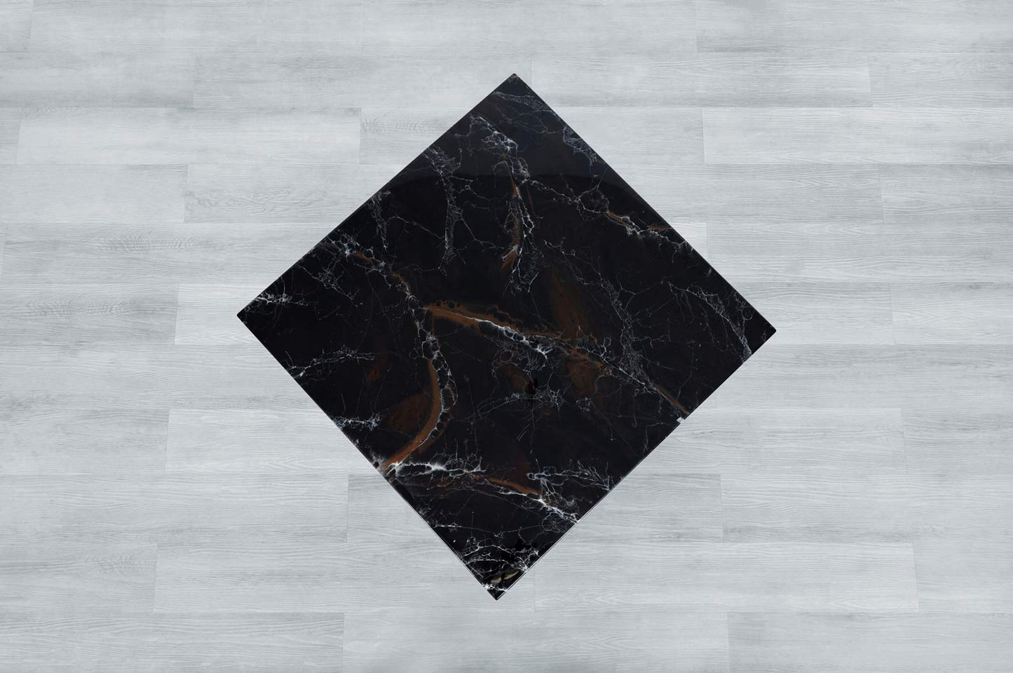 Italian Modernist Faux Marble Cocktail Table by Willy Rizzo