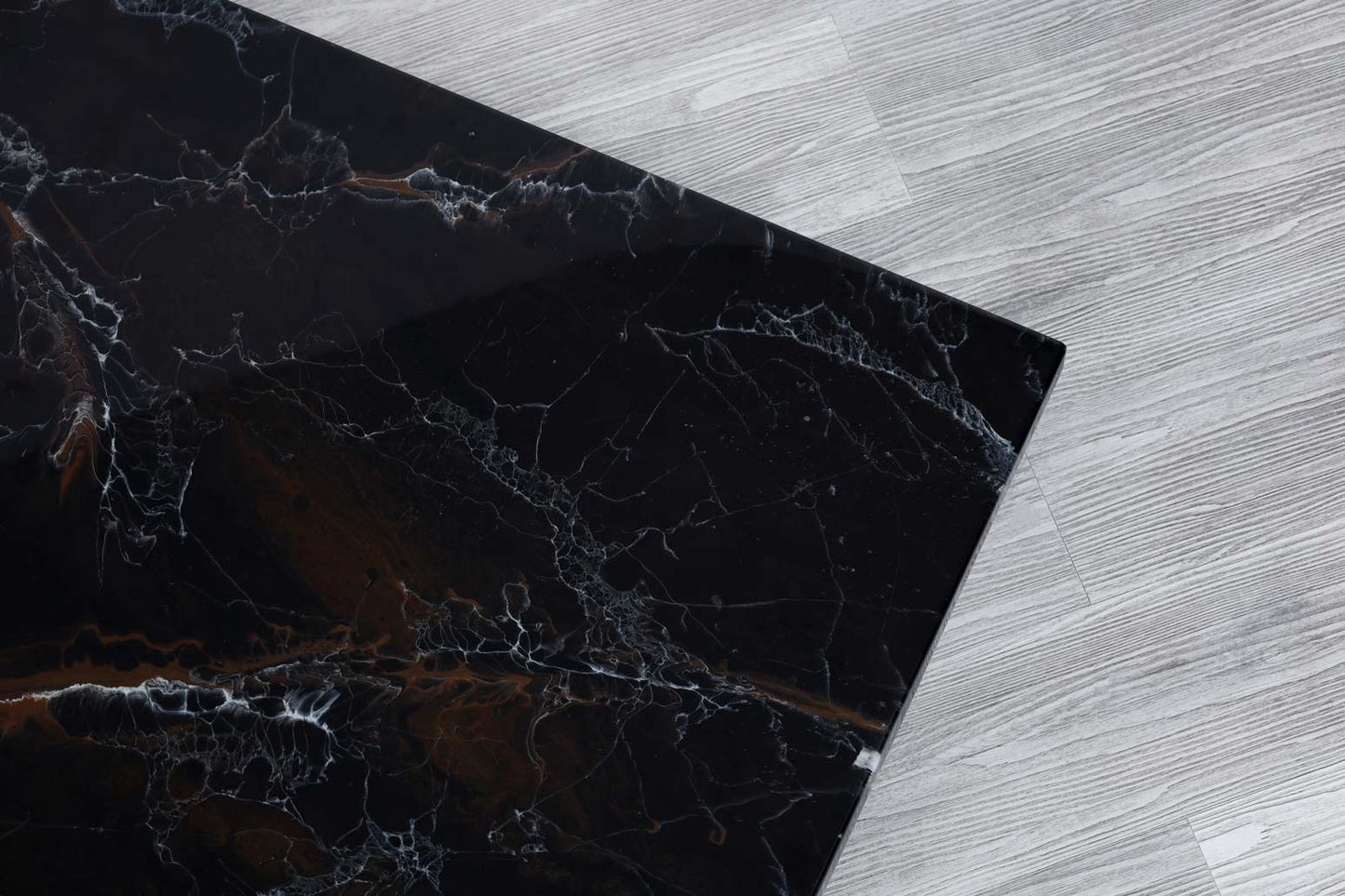 Italian Modernist Faux Marble Cocktail Table by Willy Rizzo