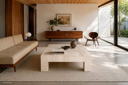 Vintage Italian Modern Sculptural Travertine Coffee Table, 1970s