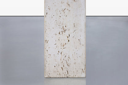 Vintage Italian Modern Sculptural Travertine Coffee Table, 1970s