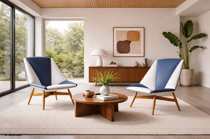 Vintage Leather Lounge Chairs by Allan Gould for Thayer Coggin