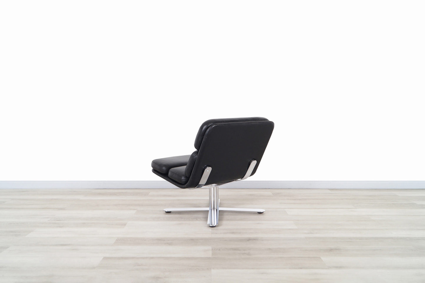 Vintage Leather "Solo" Lounge Chairs by John Follis for Fortress
