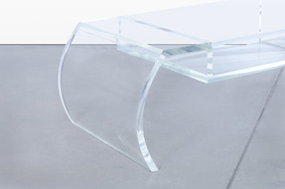 Vintage Lucite “Waterfall” Coffee Table