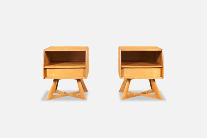 Vintage M-778 Nightstands by Heywood Wakefield