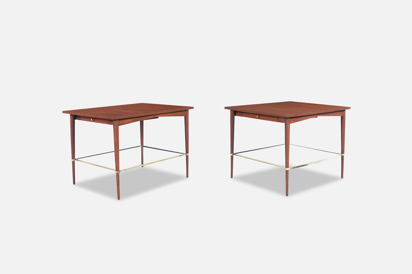 Vintage Mahogany "Connoisseur Collection" Side Tables by Paul McCobb