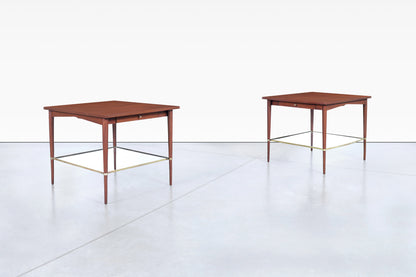 Vintage Mahogany "Connoisseur Collection" Side Tables by Paul McCobb