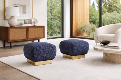 Vintage Marge Carson Brass Stools/Ottomans