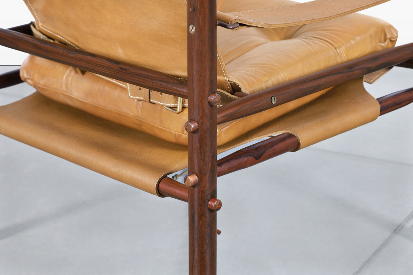 Vintage Rosewood and Leather "Sirocco" Lounge Chair by Arne Norell