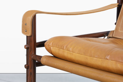 Vintage Rosewood and Leather "Sirocco" Lounge Chair by Arne Norell