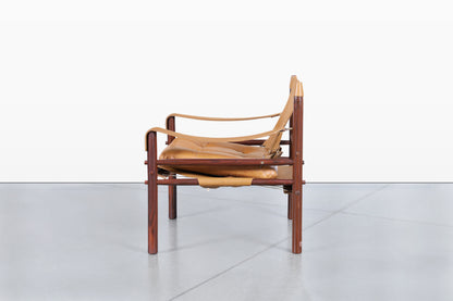 Vintage Rosewood and Leather "Sirocco" Lounge Chair by Arne Norell