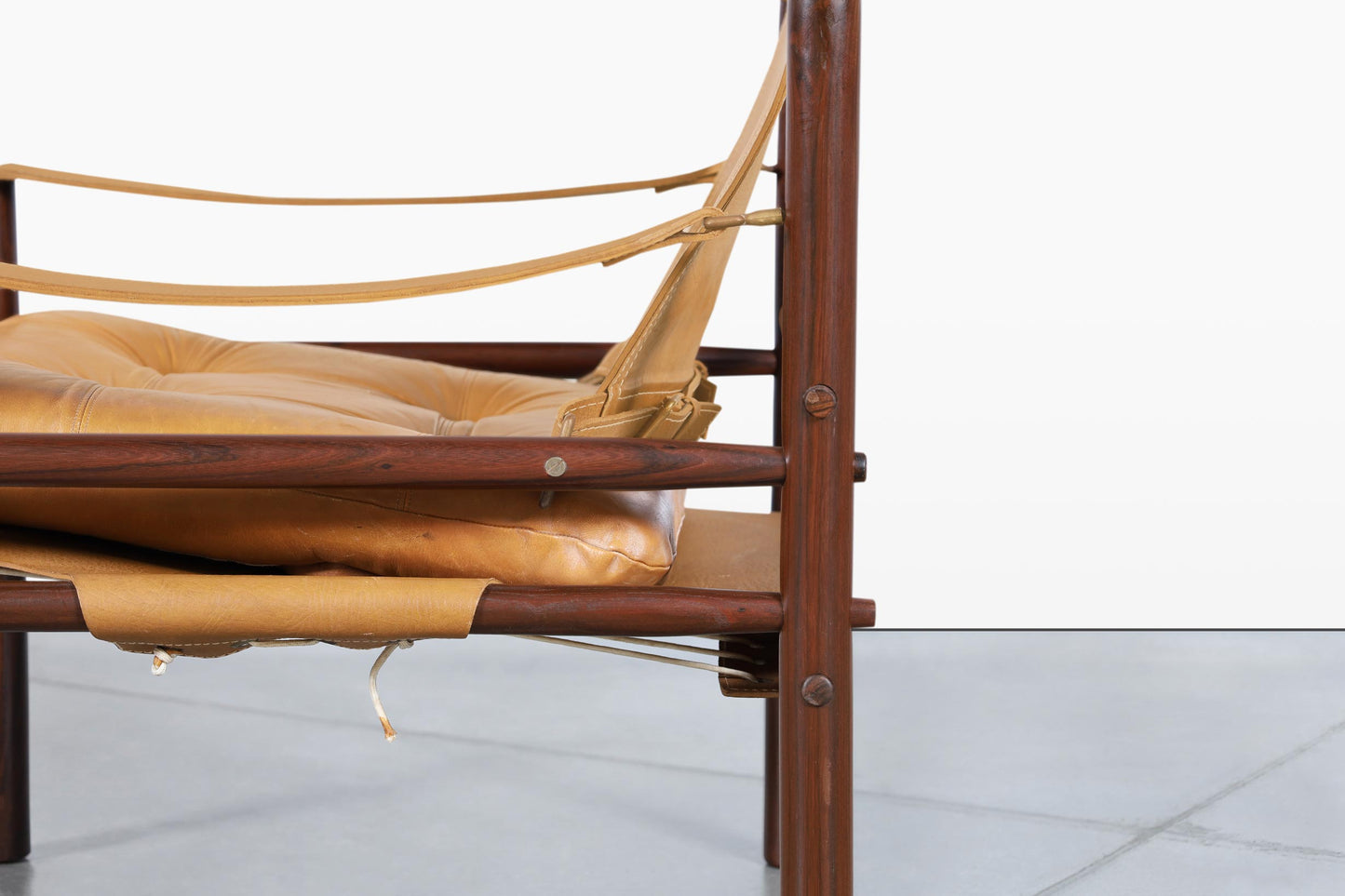 Vintage Rosewood and Leather "Sirocco" Lounge Chair by Arne Norell