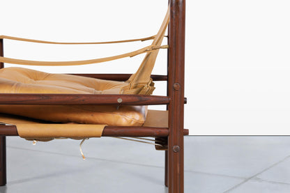 Vintage Rosewood and Leather "Sirocco" Lounge Chair by Arne Norell