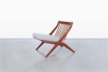Vintage “Scissor” Lounge Chairs by Folke Ohlsson for DUX