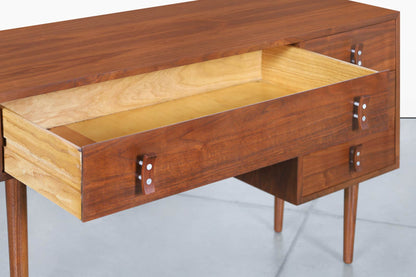 Vintage Walnut Desk by Stanley Young for Glenn of California