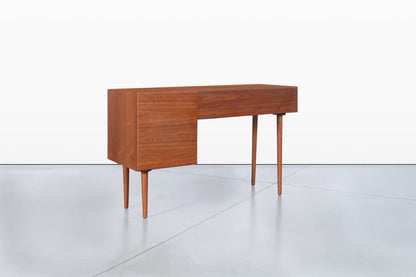 Vintage Walnut Desk by Stanley Young for Glenn of California
