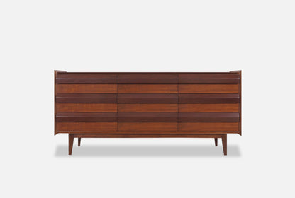 Mid-Century Walnut Dresser by Lane