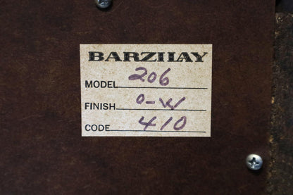 Vintage Walnut Tambour Door Wall Unit by Barzilay