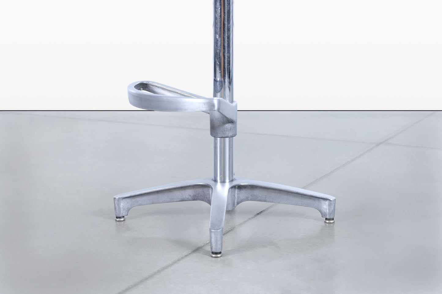 Vintage Walnut and Aluminum Bar Stools