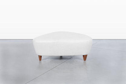 Vintage “Cloud” Sofa with Ottoman