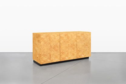 Vintage Burl Wood Credenza by Arthur Umanoff for Dillingham