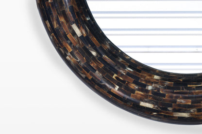 Vintage Horn Console Table with Mirror by Enrique Garcel for Jimeco LTDA.