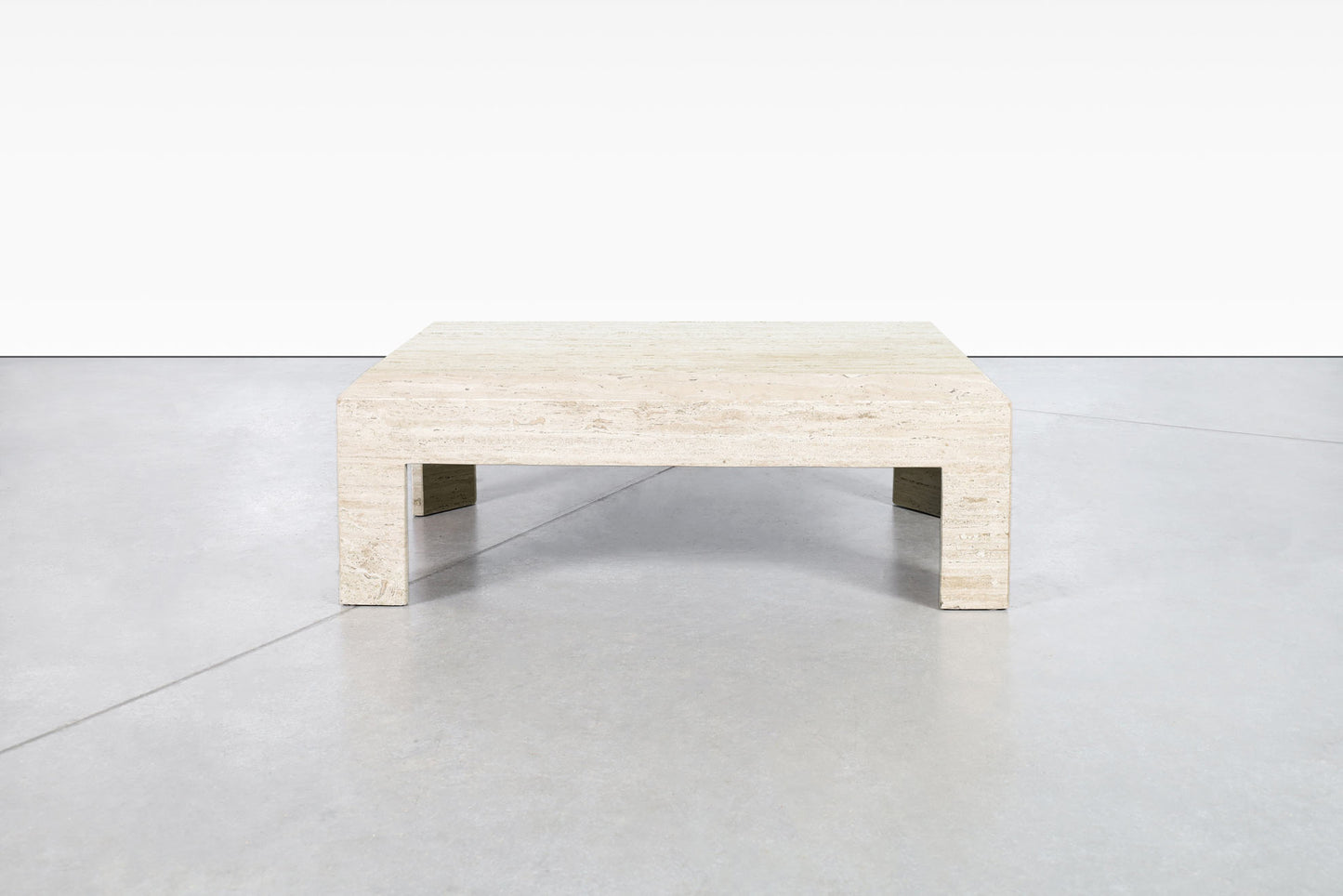 Vintage Italian Travertine Coffee Tables