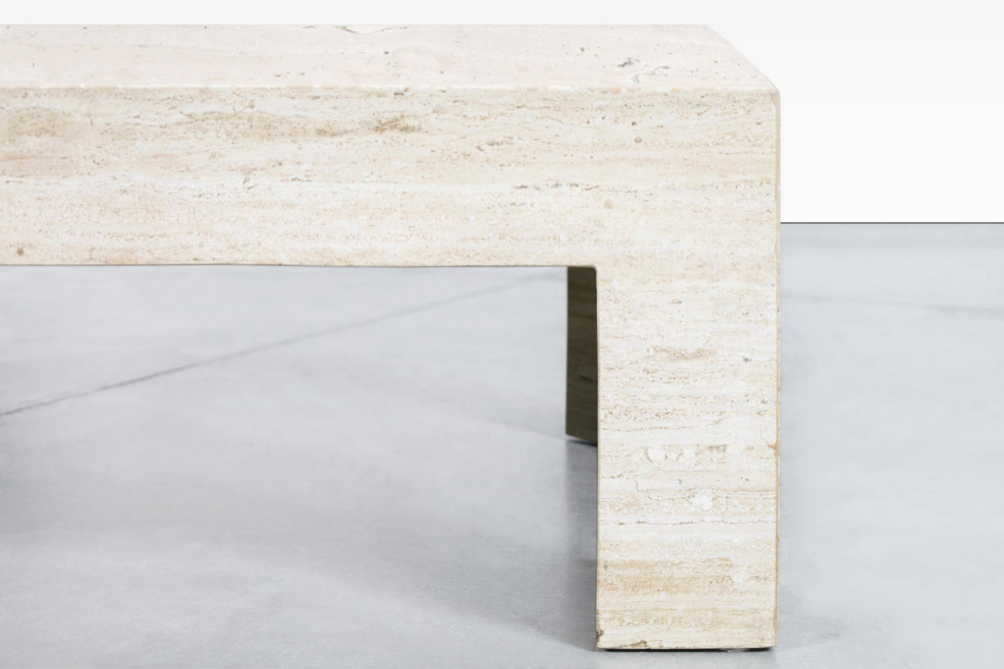 Vintage Italian Travertine Coffee Tables